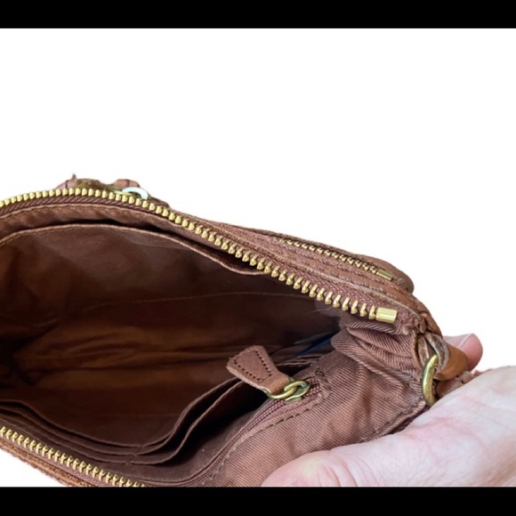 Fossil leather crossbody bag - Picture 10 of 13